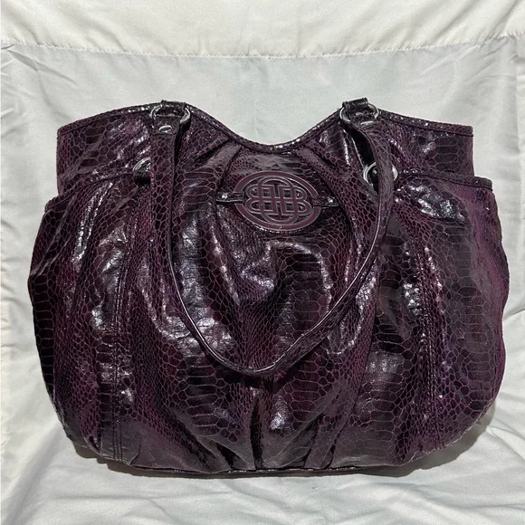 Leather Purse Dana Buchman Purple Purse Ladies Handbag Dana